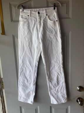 Afends white organic cotton jeans size 24